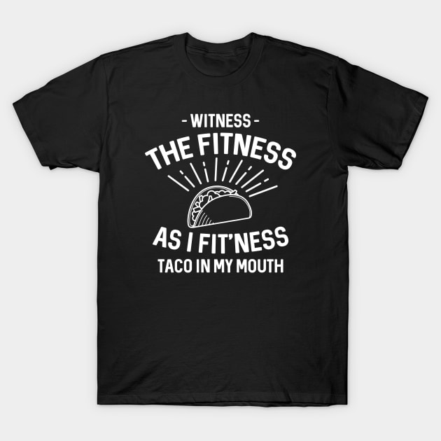 Fitness Taco T-Shirt by LuckyFoxDesigns